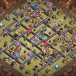 Base plan (layout), Town Hall Level 18 for trophies (defense) (#3672)