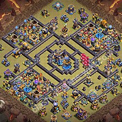Base Anti Bintang 3 TH18 dengan Link, Salin Desain Base Balai Kota 18 2026, #3710