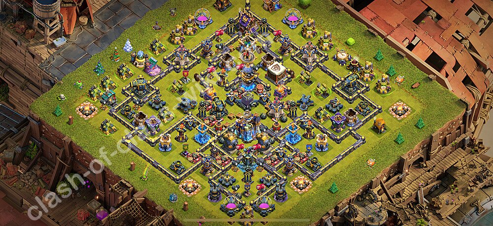 Anti Everything TH18 Base Plan with Link, Legend League, Copy Town Hall 18 Design 2025, #3031