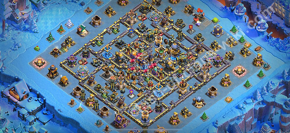 トロフィーコレクションの基本計画タウンホールレベル18, 異形3045