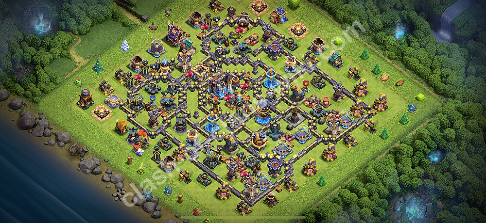 Anti Everything TH18 Base Plan with Link, Legend League, Copy Town Hall 18 Design 2026, #3064