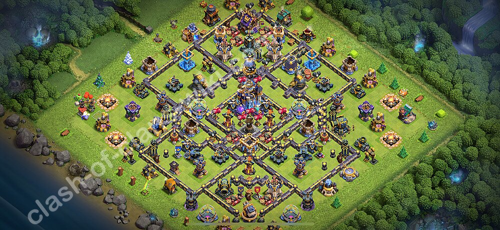 Anti Everything TH18 Base Plan with Link, Anti 3 Stars, Copy Town Hall 18 Design 2026, #3073