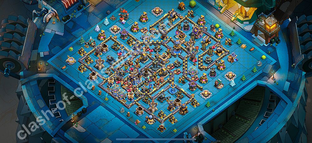 TH18 Trophy Base Plan with Link, Legend League, Copy Town Hall 18 Base Design 2026, #3090