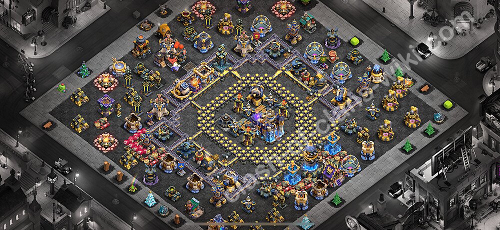Top TH18 Unbeatable Anti Loot Base Plan with Link, Legend League, Copy Town Hall 18 Base Design 2026, #3140