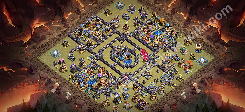 Base Anti Bintang 3 TH18 dengan Link, Salin Desain Base Balai Kota 18 2026, #3710