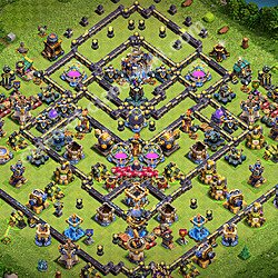 Tata letak base, Balai Kota Level 18 untuk farming (#3348)