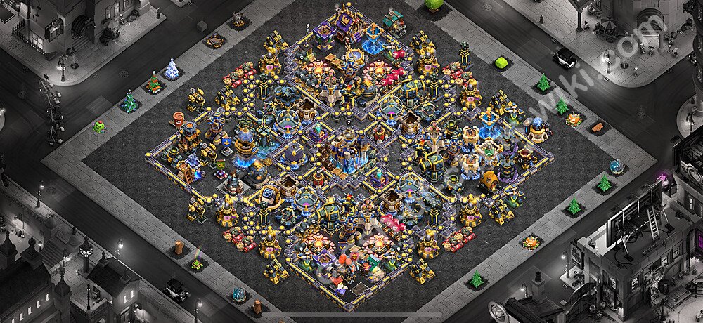 Base plan TH18 (design / layout) with Link, Anti Everything for Farming 2025, #3055