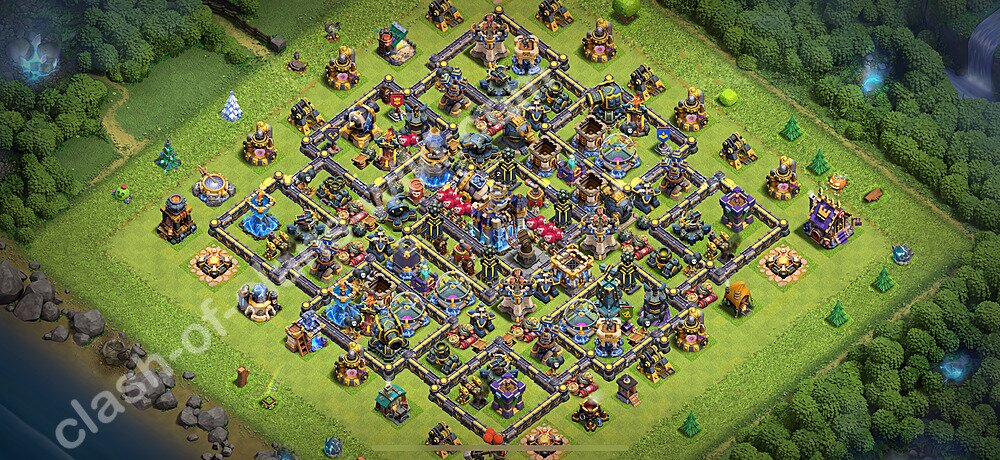 Base plan TH18 (design / layout) with Link, Anti Everything for Farming 2025, #3058