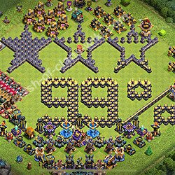 Base plan (layout), Town Hall Level 18 Troll / Funny (#3035)