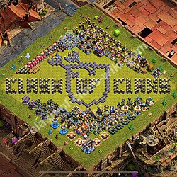 Base plan (layout), Town Hall Level 18 Troll / Funny (#3037)