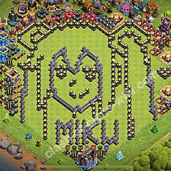 Base plan (layout), Town Hall Level 18 Troll / Funny (#3236)