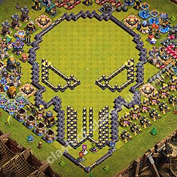 Base plan (layout), Town Hall Level 18 Troll / Funny (#3300)