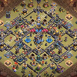 トロフィーコレクションの基本計画タウンホールレベル18, 異形3018