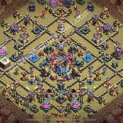 Base plan (layout), Town Hall Level 18 for clan wars (#3028)