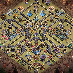 Die Anti 2 Sterne Clan War Base RH18 + Link 2026 - COC Rathaus Level 18 Kriegsbase (CK / CW), #3029