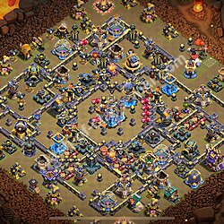 TH18 War Base Plan with Link, Copy Town Hall 18 CWL Design 2026, #3039