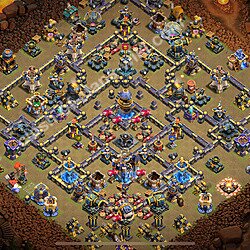 Die Anti 3 Sterne Clan War Base RH18 + Link, Anti Alles 2026 - COC Rathaus Level 18 Kriegsbase (CK / CW), #3049