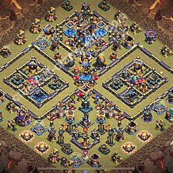 TH18 Anti 3 Stars War Base Plan with Link, Copy Town Hall 18 CWL Design 2026, #3083