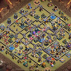 Base plan (layout), Town Hall Level 18 for clan wars (#3113)