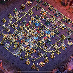 TH18 Anti 3 Stars War Base Plan with Link, Copy Town Hall 18 CWL Design 2026, #3131