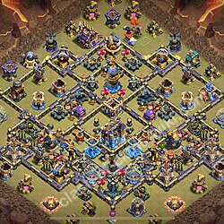 TH18 War Base Plan with Link, Copy Town Hall 18 CWL Design 2026, #3139