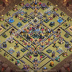 TH18 War Base Plan with Link, Hybrid, Copy Town Hall 18 CWL Design 2026, #3153