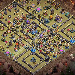 Base plan (layout), Town Hall Level 18 for clan wars (#3250)
