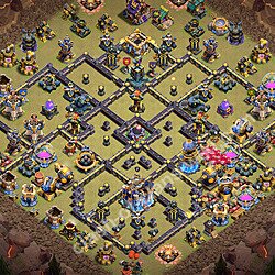 Tata letak base, Balai Kota Level 18 untuk perang klan (#3349)