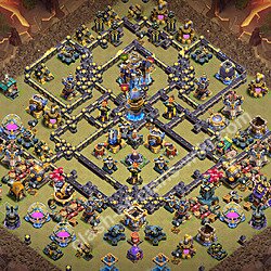 Clash of Clans köy düzeni, Belediye Binası Seviye 18 klan savaşları için (#3354)