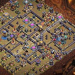 Clash of Clans köy düzeni, Belediye Binası Seviye 18 klan savaşları için (#3444)