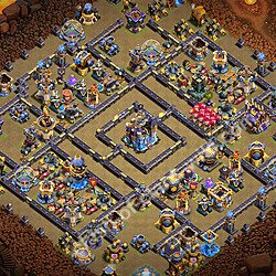 Base plan (layout), Town Hall Level 18 for clan wars (#3467)
