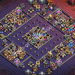 Base plan (layout), Town Hall Level 18 for clan wars (#3500)