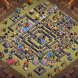 Base plan (layout), Town Hall Level 18 for clan wars (#3501)