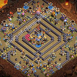 Base plan (layout), Town Hall Level 18 for clan wars (#3576)