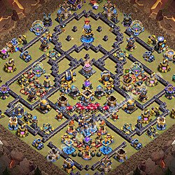 Base plan (layout), Town Hall Level 18 for clan wars (#3588)