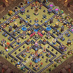 Base plan (layout), Town Hall Level 18 for clan wars (#3606)