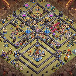 Base plan (layout), Town Hall Level 18 for clan wars (#3609)