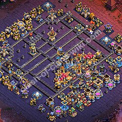 Base plan (layout), Town Hall Level 18 for clan wars (#3612)