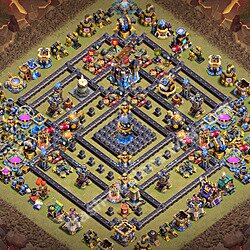 TH18 War Base Plan with Link, Legend League, Copy Town Hall 18 CWL Design 2026, #3617