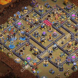 Clash of Clans köy düzeni, Belediye Binası Seviye 18 klan savaşları için (#3626)