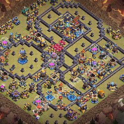 Die Anti 3 Sterne Clan War Base RH18 + Link, Anti Alles 2026 - COC Rathaus Level 18 Kriegsbase (CK / CW), #3639