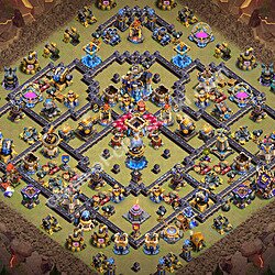 トロフィーコレクションの基本計画タウンホールレベル18, 異形3646