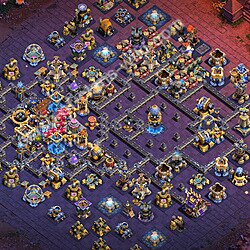 Base plan (layout), Town Hall Level 18 for clan wars (#3721)
