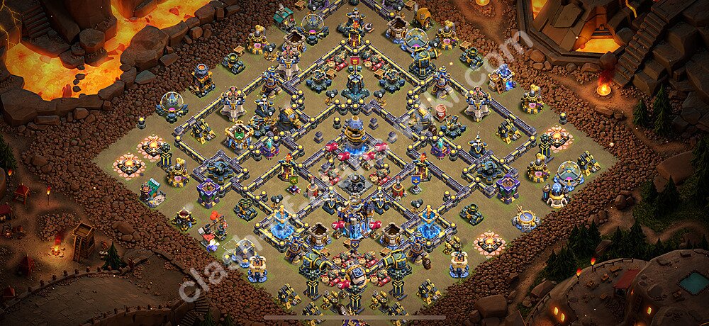 トロフィーコレクションの基本計画タウンホールレベル18, 異形3049