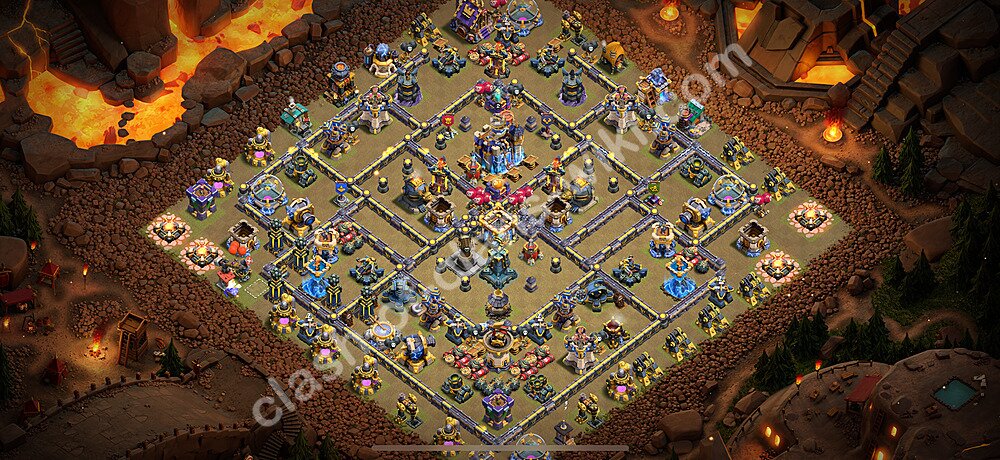 トロフィーコレクションの基本計画タウンホールレベル18, 異形3091