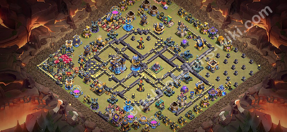 Top Base de Guerre HDV 18 + Lien (Link) 2026 gdc - Hôtel de Ville 18 Base Copier, #3332