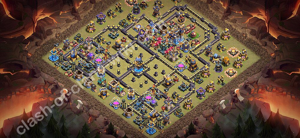 Top Anti 2 Etoiles Base de Guerre HDV 18 + Lien (Link), Ligue des légendes 2026 gdc - Hôtel de Ville 18 Base Copier, #3333