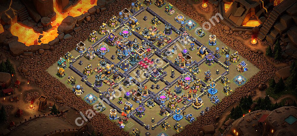 Base War TH18 dengan Link, Salin Desain Liga Perang Klan (CWL) Balai Kota 18 2026, #3438