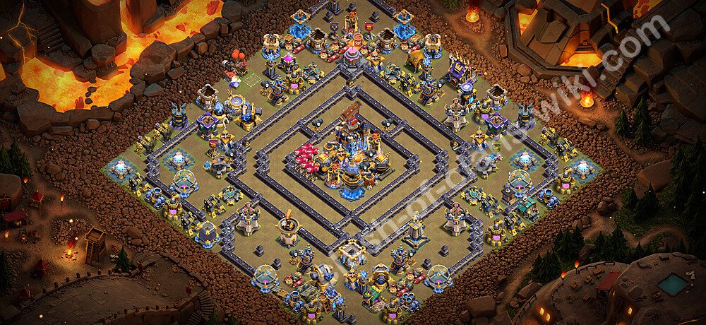 TH18 War Base Plan with Link, Copy Town Hall 18 CWL Design 2026, #3576