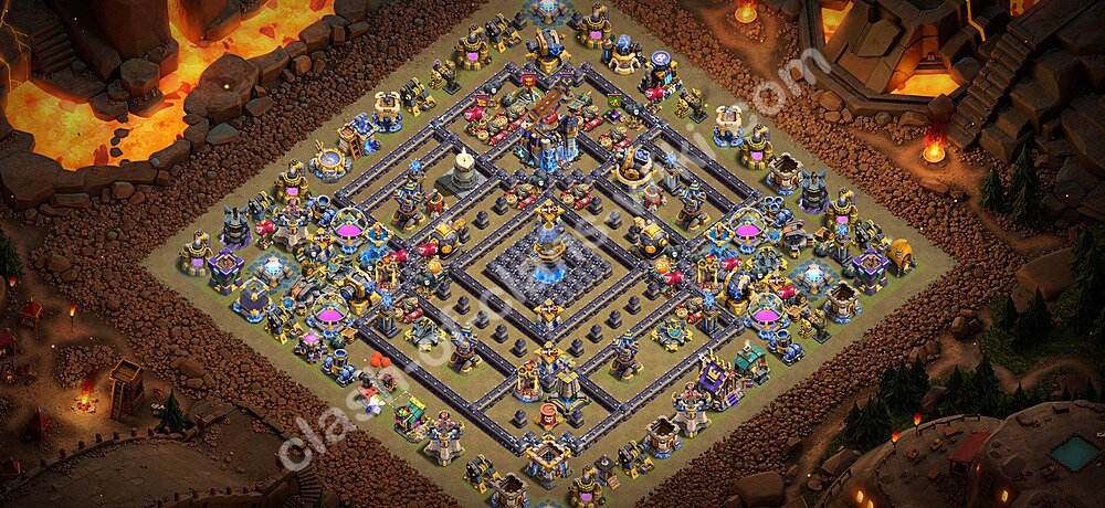 TH18 War Base Plan with Link, Legend League, Copy Town Hall 18 CWL Design 2026, #3617